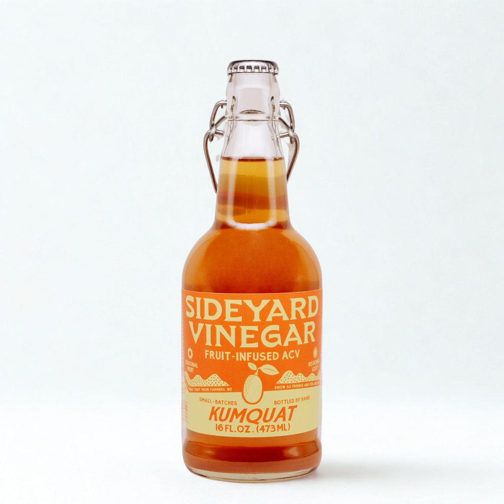 Kumquat Fruit-Infused Vinegar ACV by Sideyard