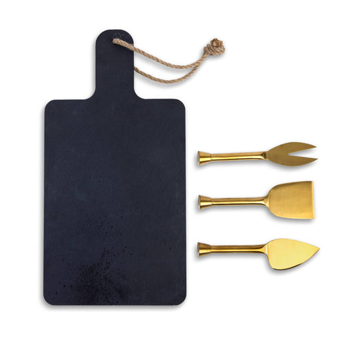 Slate Cheese Board Set by Core Home
