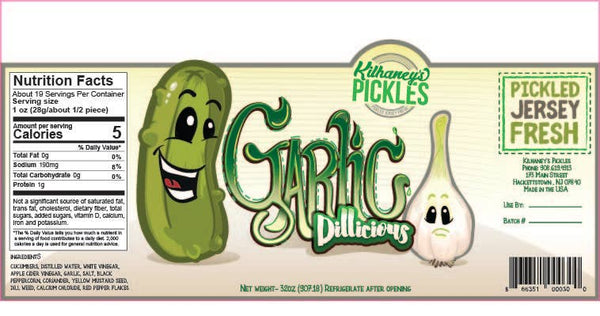 Garlic Dillicious Pickles by Kilhaney's Pickles