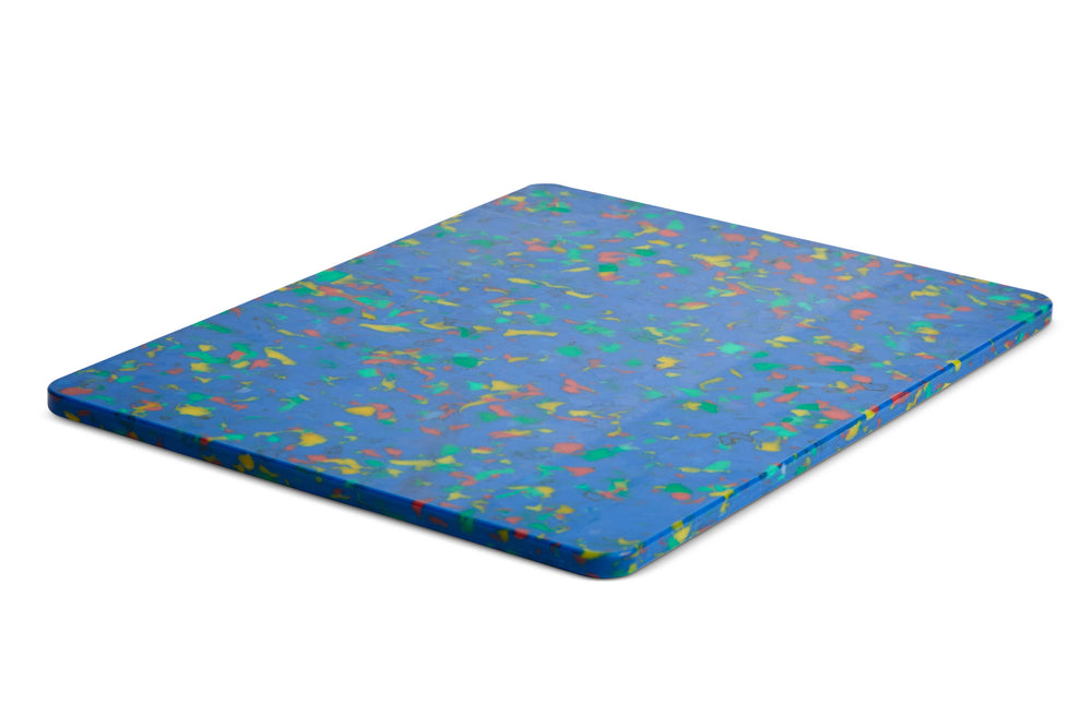 Medium Cutting Board in Blue Confetti by Core Home
