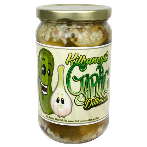 Garlic Dillicious Pickles by Kilhaney's Pickles