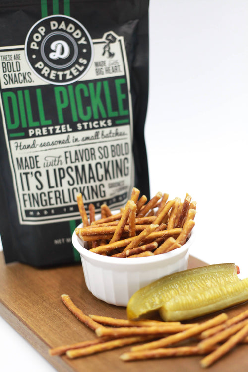 Dill Pickle Pretzels 7.5oz by Pop Daddy Snacks