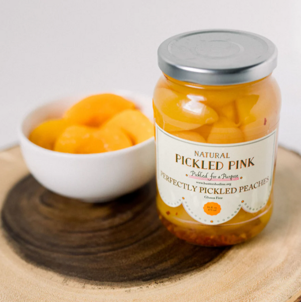 Perfectly Pickled Peaches by Pickled Pink
