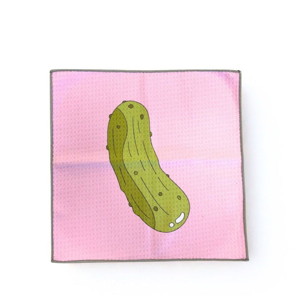 Tea Towel in Pink Pickle