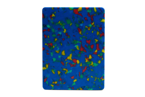 XS Cutting Board Blue Confetti by Core Home